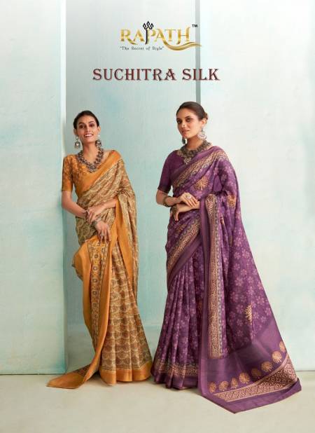 Suchitra Silk By Rajpath Handloom Weaving Saree Wholesale Online